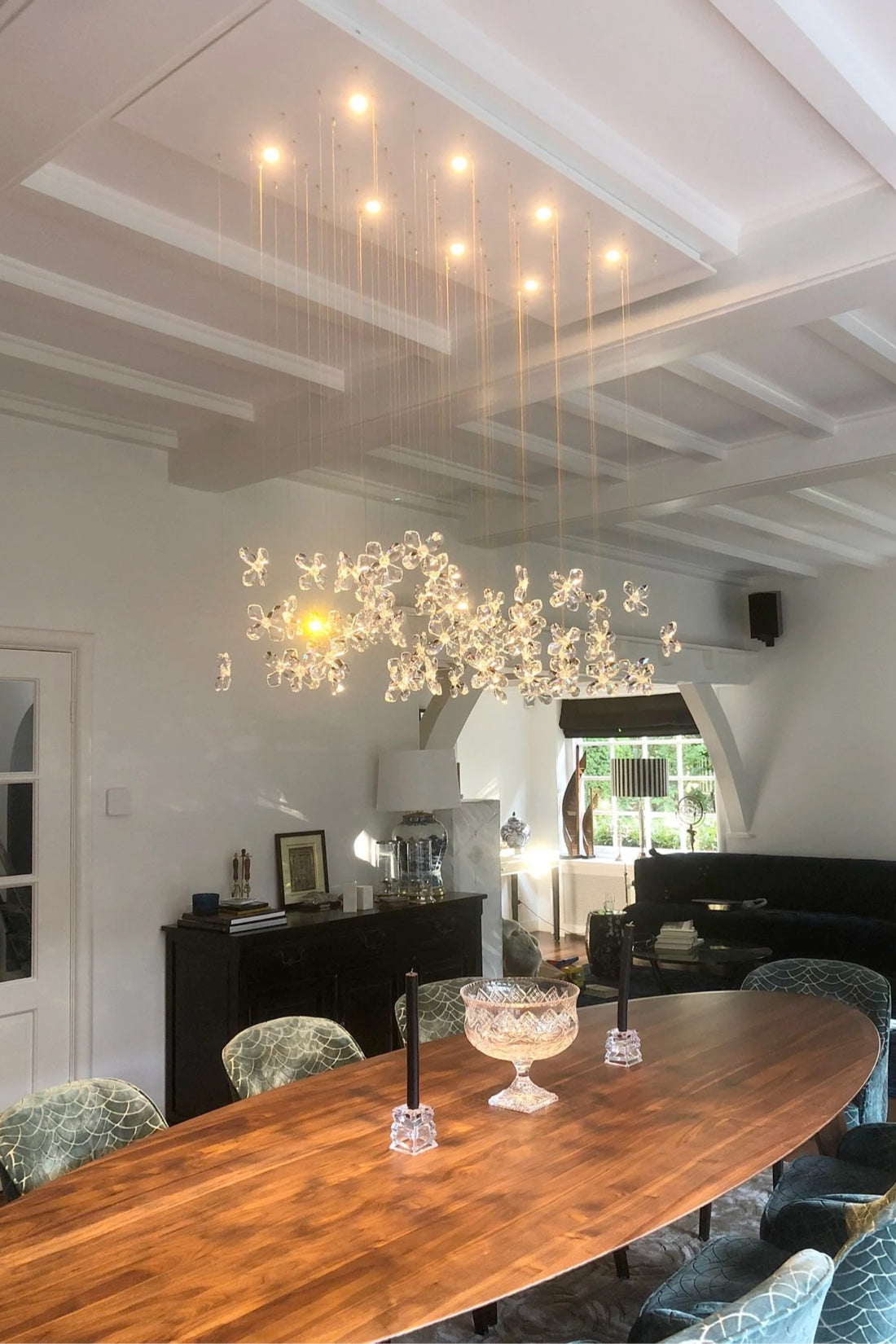 Crystal butterfly chandelier hotsell